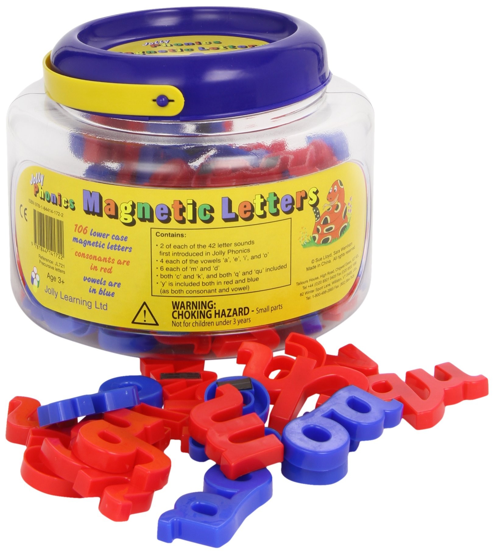 Jolly Phonics Magnetic Letters (tub of 106)