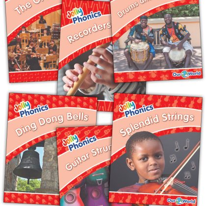 Jolly Phonics Our World Readers Red Level 1 (6 books)