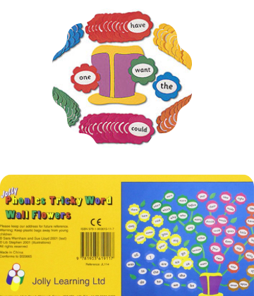 JP Tricky Word Wall Flowers *