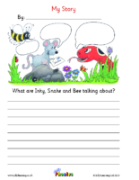 My Story Worksheet Letter