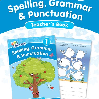 Jolly Literacy: Spelling, Grammar & Punctuation, Teacher’s Book 1 (Precursive letters)