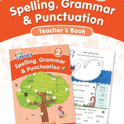 Jolly Literacy: Spelling, Grammar & Punctuation, Teacher’s Book 2 (Precursive letters)
