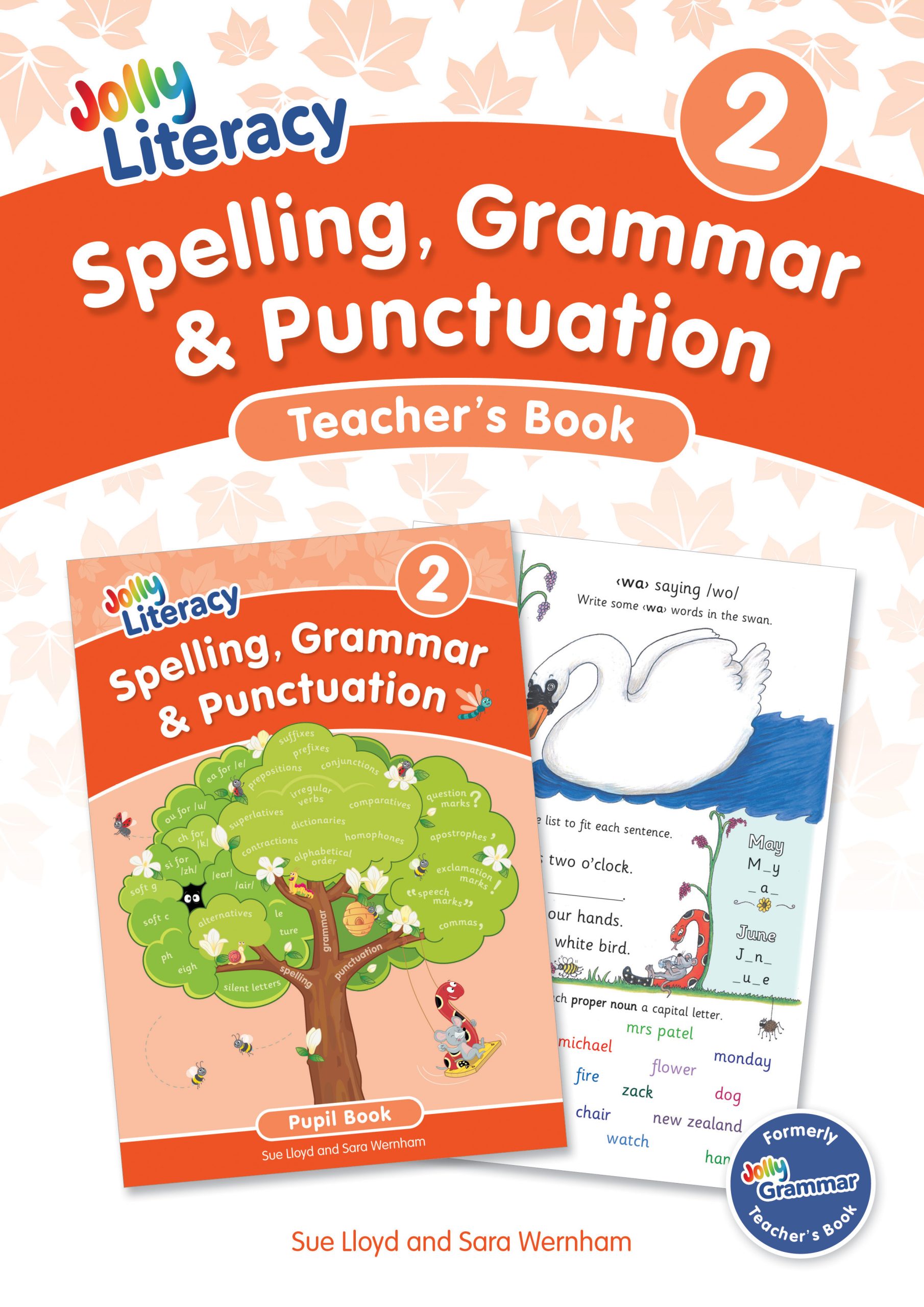 Jolly Literacy: Spelling, Grammar & Punctuation, Teacher’s Book 2 (Precursive letters)