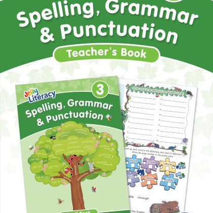 Jolly Literacy: Spelling, Grammar & Punctuation, Teacher’s Book 3 (Precursive letters)