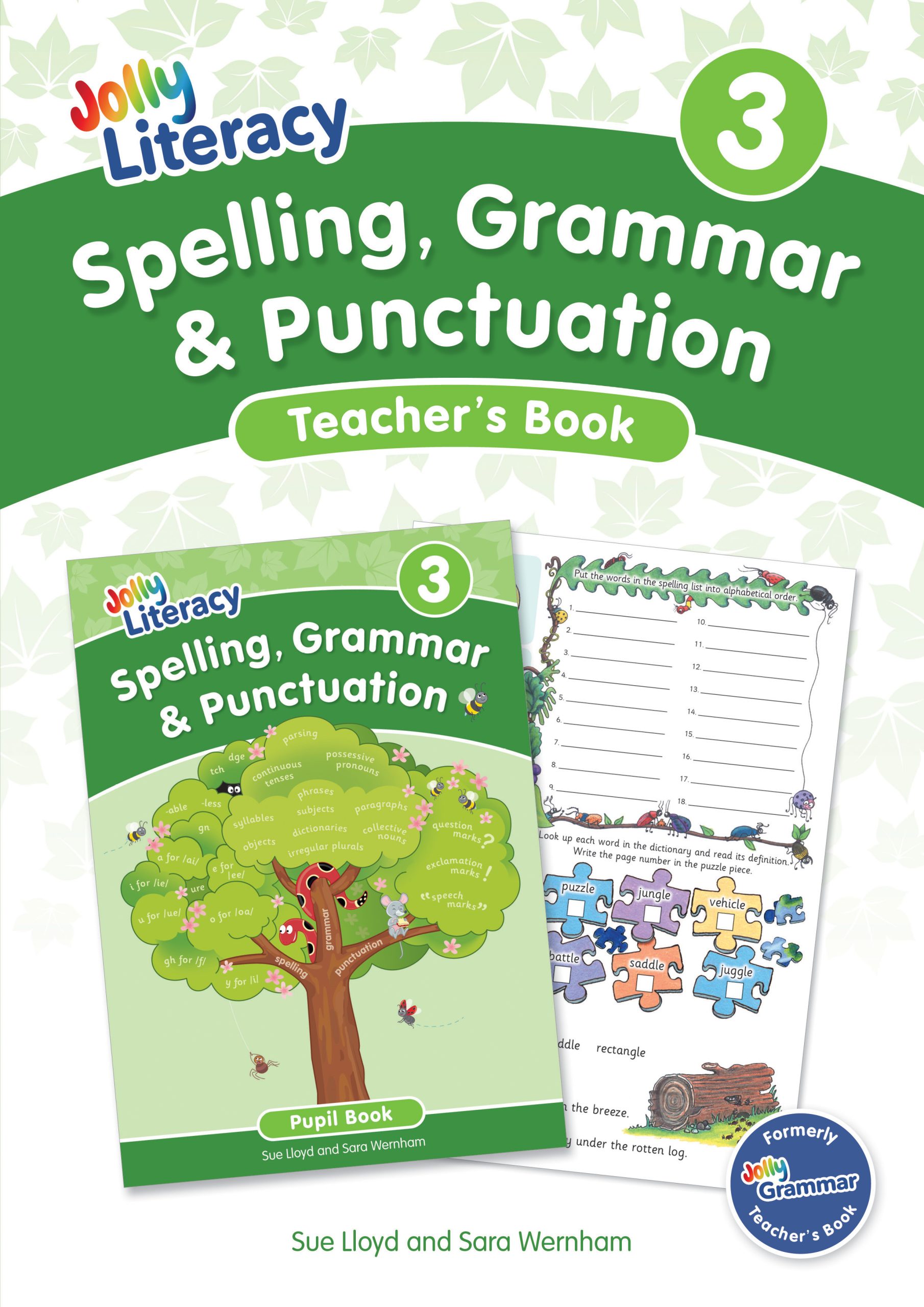 Jolly Literacy: Spelling, Grammar & Punctuation, Teacher’s Book 3 (Precursive letters)