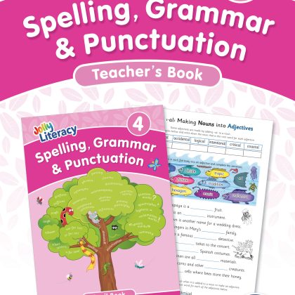 Jolly Literacy: Spelling, Grammar & Punctuation, Teacher’s Book 4 (Precursive letters)