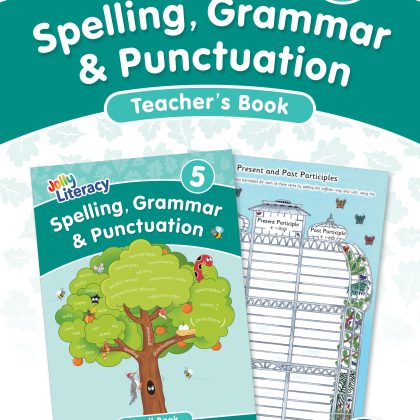 Jolly Literacy: Spelling, Grammar & Punctuation, Teacher’s Book 5 (Precursive letters)